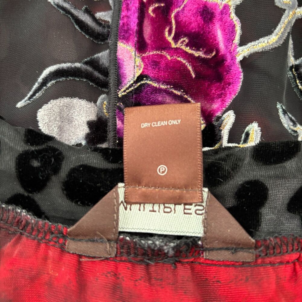 Velvet Burnout Patchwork Duster Small - image 4